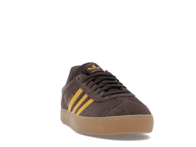 adidas Gazelle ADV Dark Brown Preloved Yellow