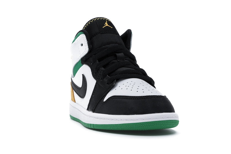 Jordan 1 Mid SE White Laser Orange Lucky Green (PS)