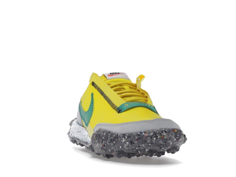 Nike Waffle Racer Crater Yellow Strike Roma Green (Women's)
