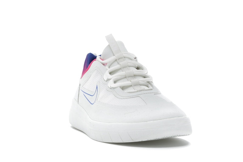 Nike SB Nyjah Free 2 Summit White Pink Blast Racer Blue