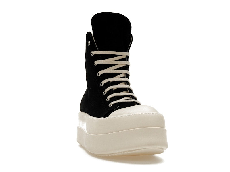Rick Owens DRKSHDW Mega Bumper Canvas Sneaks Black Milk