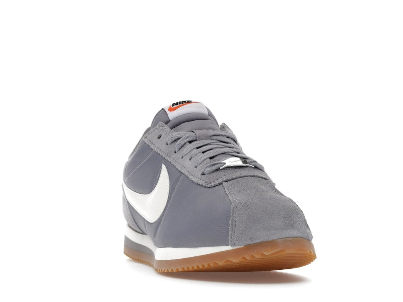 Nike Cortez Textile Cement Grey Gum Light Brown Safety Orange Sail (Women's)