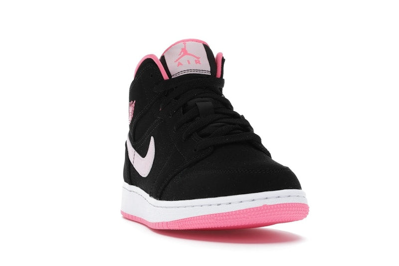 Jordan 1 Mid Black Digital Pink (GS)