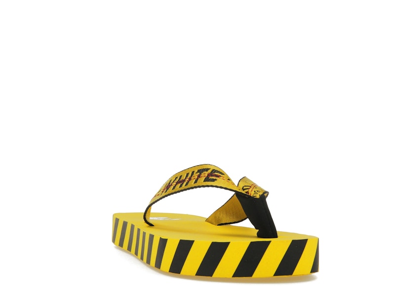 OFF-WHITE Industrial Flip Flops Yellow SS21