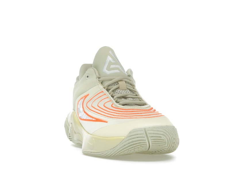 Nike Giannis Immortality 4 Light Khaki Alabaster Total Orange White