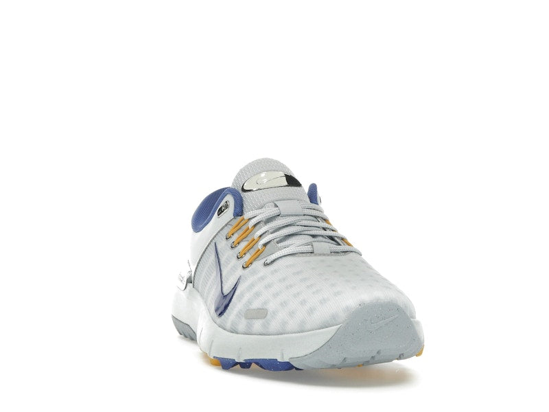 Nike Free Golf Pure Platinum University Gold Wolf Grey Astronomy Blue