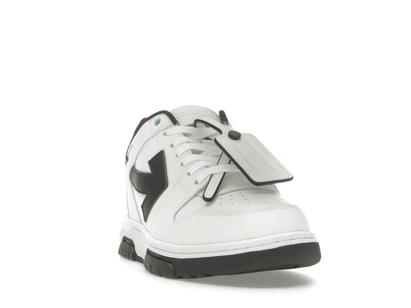 OFF-WHITE Out Of Office OOO Low Tops White Brown