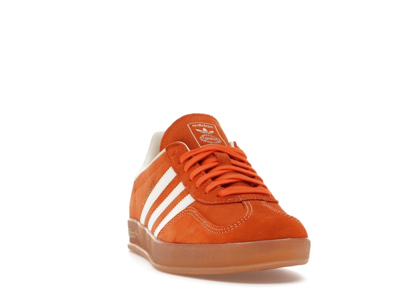 adidas Gazelle Indoor Orange Off White Gold Metallic