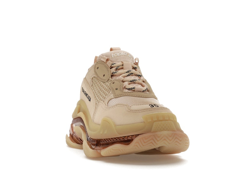 Balenciaga Triple S Clear Sole Beige (Women's)