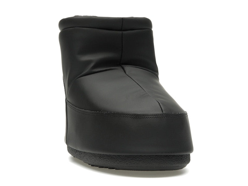 Moon Boot No Lace Rubber Boot Black