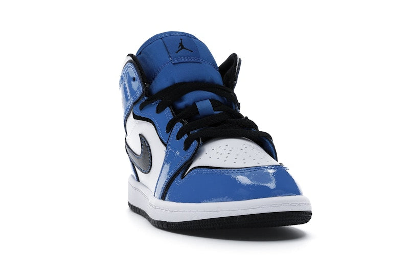 Jordan 1 Mid Signal Blue (PS)