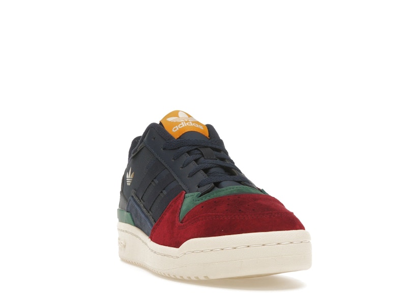 adidas Forum Exhibit Low 2.0 Collegiate Navy Burgundy Green