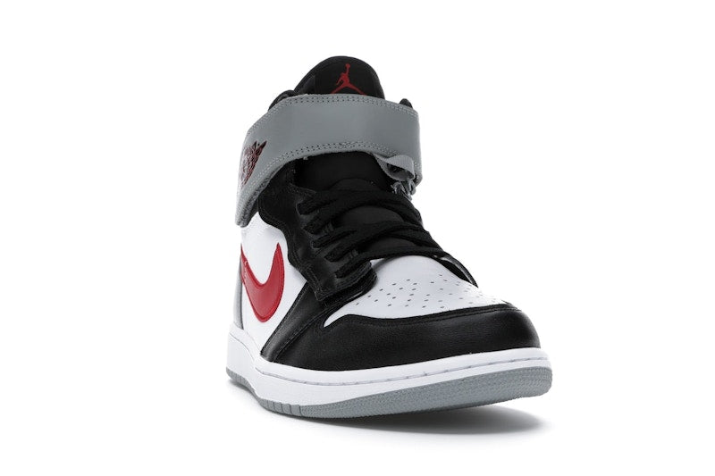 Jordan 1 High FlyEase Black Particle Grey Gym Red