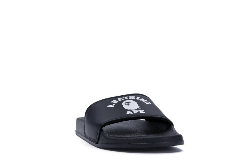 BAPE College Slide Sandals Black