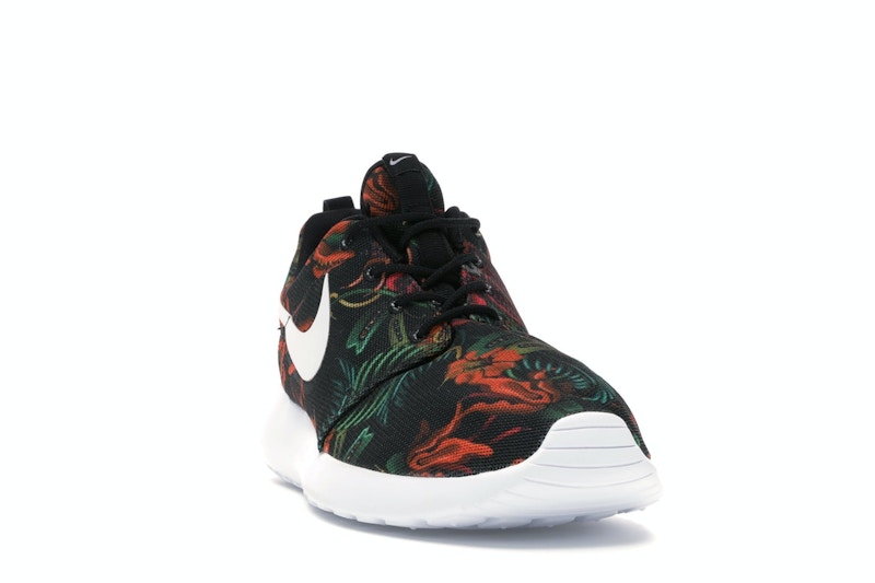 Nike Roshe Run Floral Print Total Orange