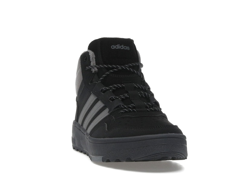 adidas Hoops 4.0 Mid Black Grey Four