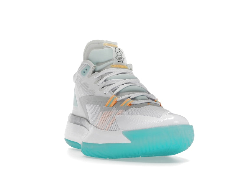 Jordan Zion 1 White Dynamic Turquoise