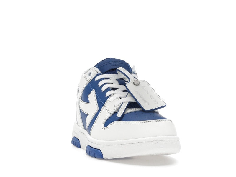 OFF-WHITE Out Of Office OOO Low Tops White Dark Blue