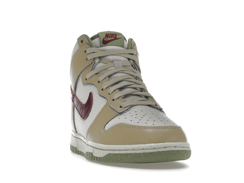 Nike Dunk High Tumbled Tan White Brown (Women's)