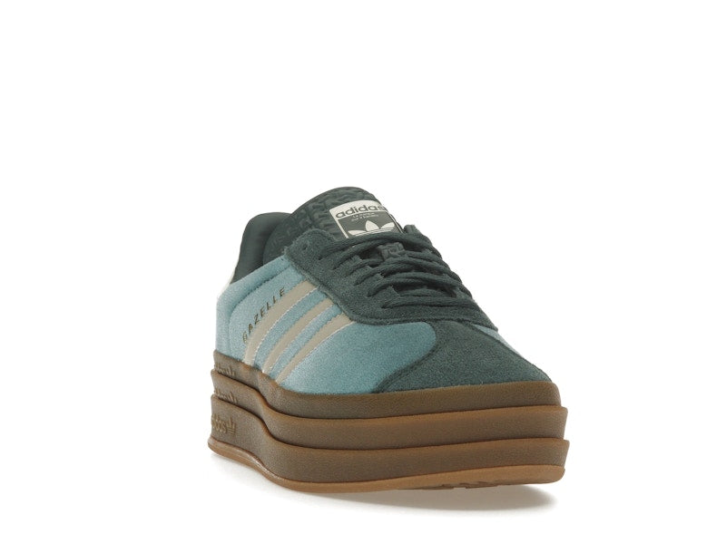 adidas Gazelle Bold Mineral Green Velvet (Women's)