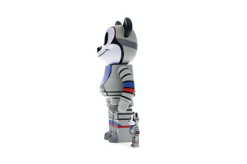 Bearbrick x Billionaire Boys Club x Mickey Mouse Astronaut 100% & 400% Set Multicolor