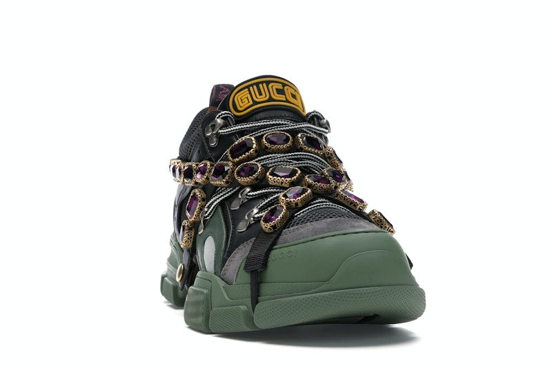 Gucci Flashtrek SEGA Green Removable Crystal