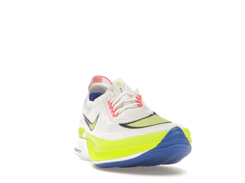 Nike ZoomX Streakfly Premium White Volt Racer Blue