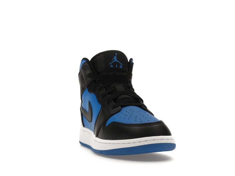 Jordan 1 Mid Black Royal Blue (GS)
