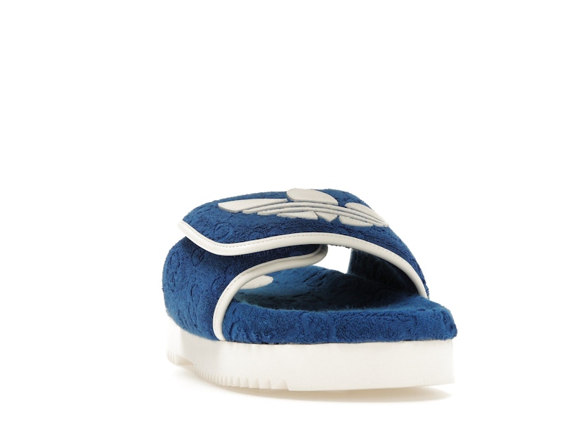 adidas x Gucci GG Platform Sandal Blue