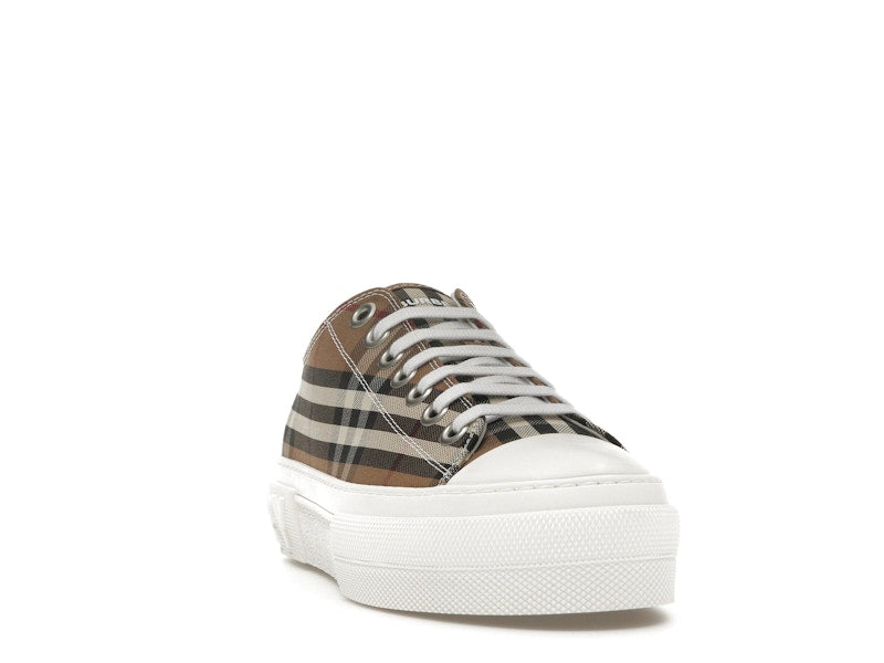 Burberry Vintage Check Cotton Sneakers Birch Brown