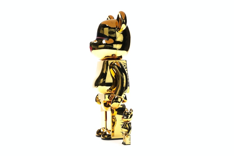 Bearbrick x Tyga x Hajime Sorayama 100% & 400% Set Gold