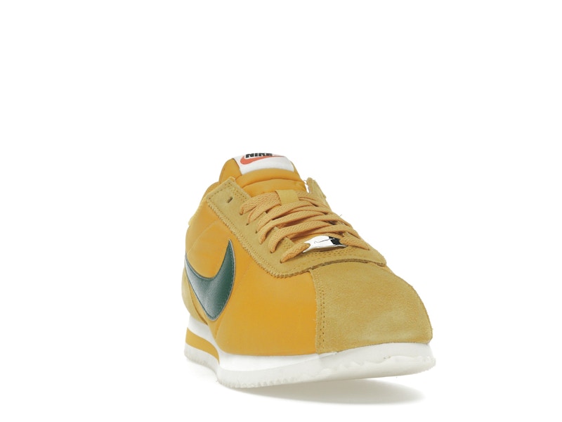 Nike Cortez Textile Yellow Ochre Gorge Green (Women's)