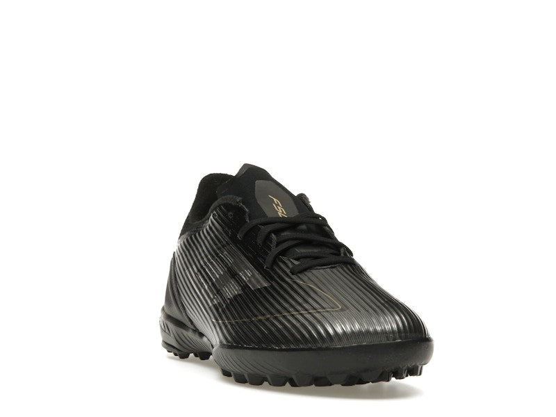 adidas F50 League Turf Core Black Iron Metallic Gold Metallic