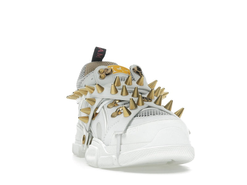 Gucci Flashtrek Chunky Leather Sneakers White Gold (Women's)
