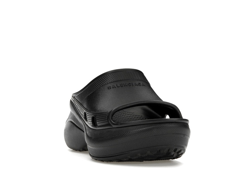 Balenciaga x Crocs Pool Slide Sandals Black (Women's)