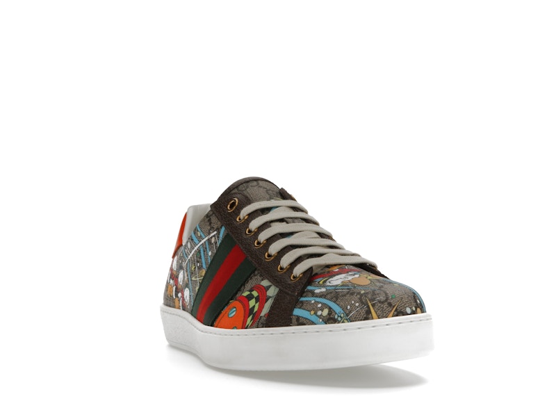 Gucci Ace x Disney Huey, Dewey, Louie Print