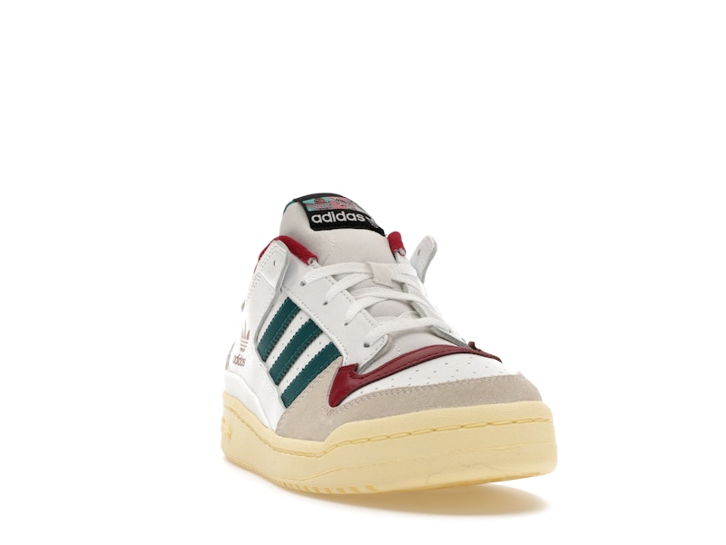 adidas Forum Low White Teal Burgundy