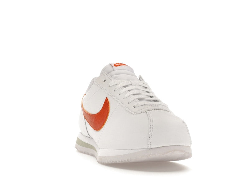 Nike Cortez White Campfire Orange