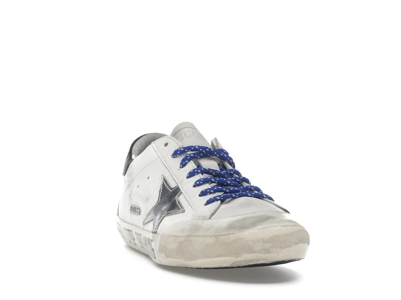 Golden Goose Super Star Never Stop Dreaming White Black Silver-tone