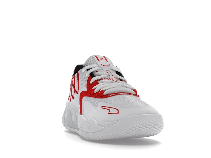 Puma LaMelo Ball MB.01 Lo Team Colors White High Risk Red