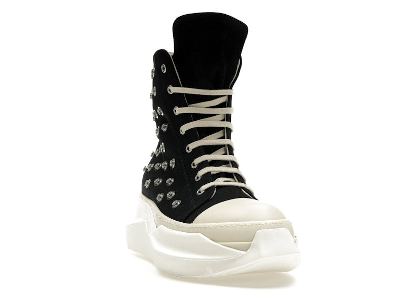 Rick Owens DRKSHDW Abstract Sneaks Studded Eyelets Black Milk