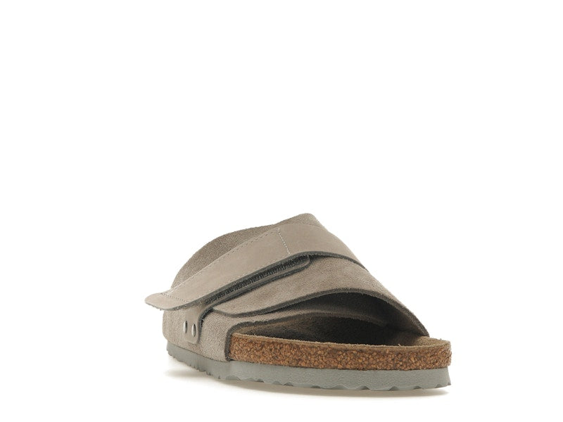 Birkenstock Kyoto Nubuck Suede Stone Coin