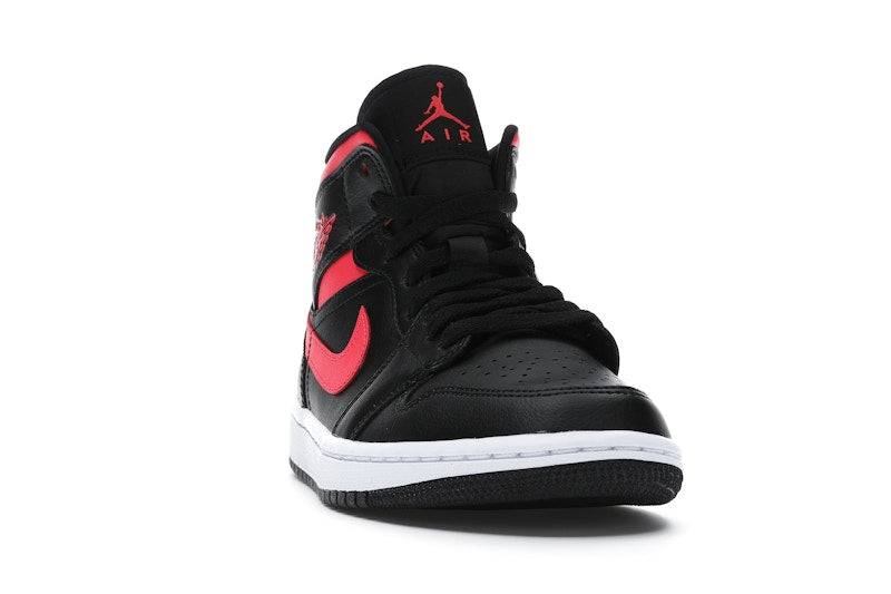 Jordan 1 Mid Black Siren Red (Women's)