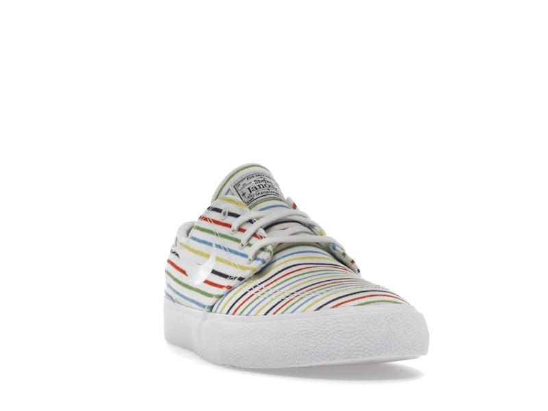 Nike SB Zoom Stefan Janoski Canvas Multi-Color Pinstripes