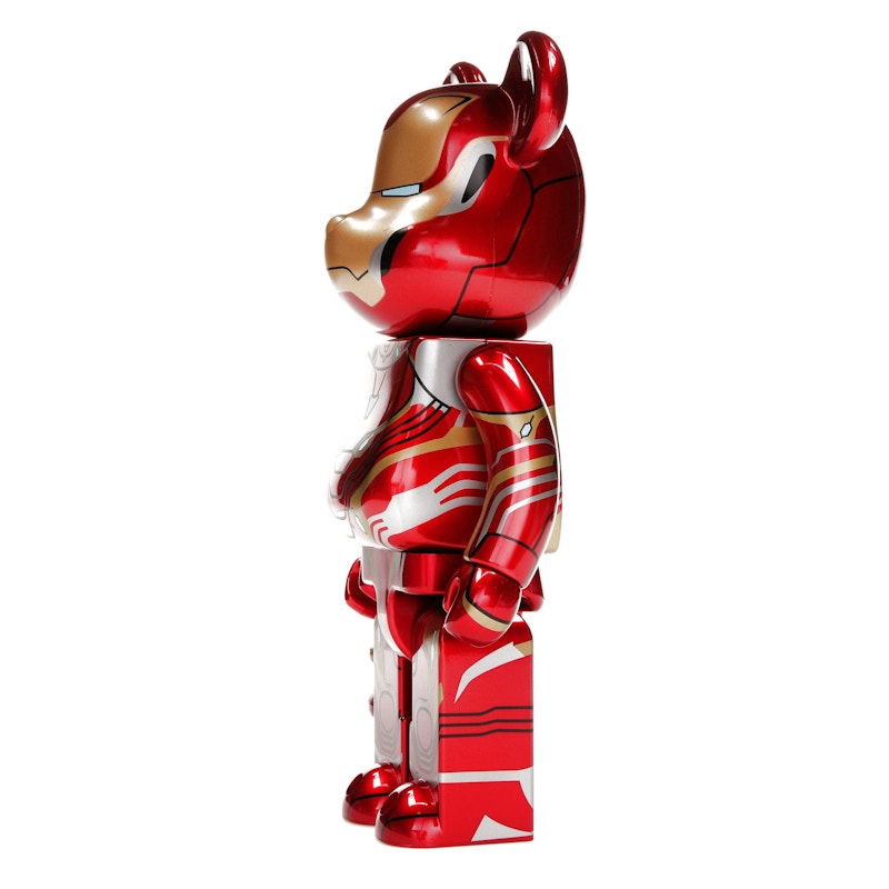 Bearbrick x Marvel Iron Man Mark 50 100% & 400% Set