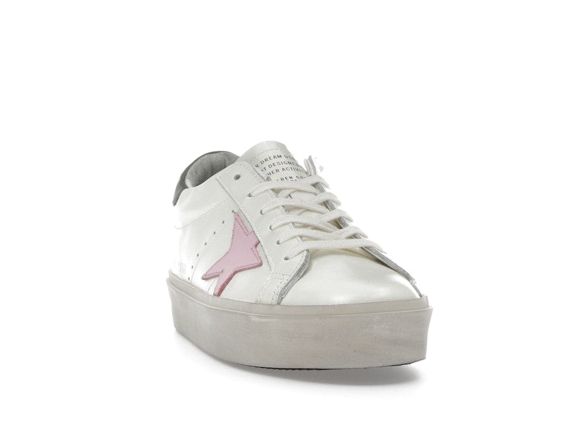 Golden Goose Hi Star White Pink Silver (Women's)