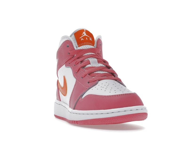 Jordan 1 Mid Pinksicle Safety Orange (GS)
