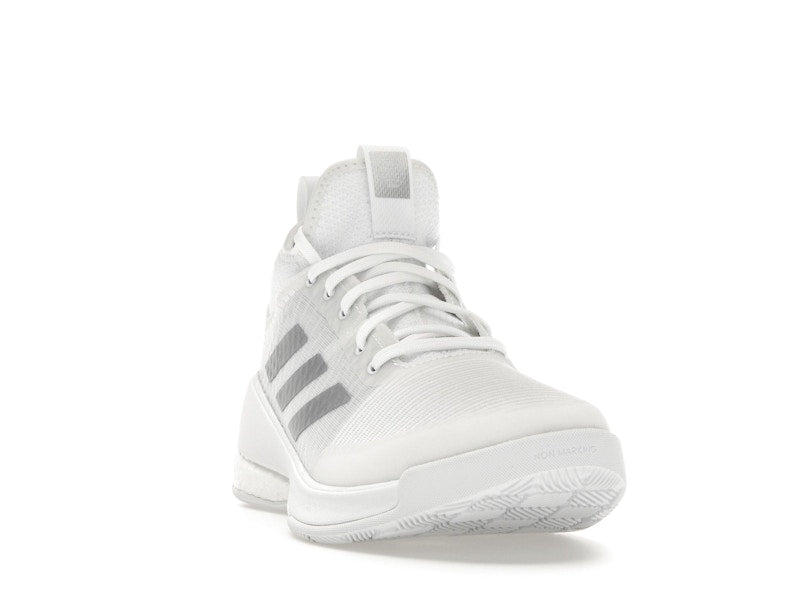 adidas Crazyflight Mid Cloud White Silver Metallic Grey (Women's)