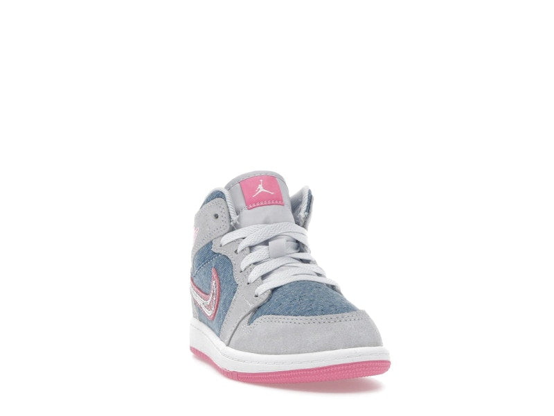 Jordan 1 Mid SE Denim Sequin (PS)