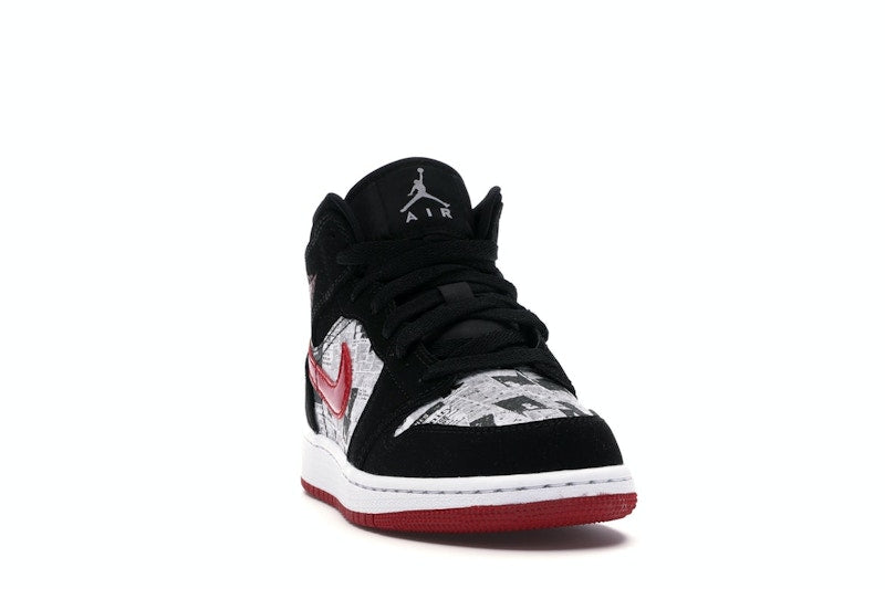 Jordan 1 Mid Newspaper Air Times (GS)